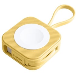 AppleWatch キーホルダー型磁器充電ケーブル 高速充電対応 約12cm サングローイエロー JKAWC02YE