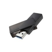 USBメモリ 64GB USB3.2(Gen1) 回転式コネクターカバー ブラック MF-RMU3B064GBK