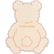 MD75388-2 [PINK-latte アクリルスマホグリップ クマダイカット ベージュ]