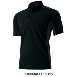 AZ10613-010-S [アイトス ウルトラストレッチ半袖ポロシャツ（男女兼用） ブラック S]