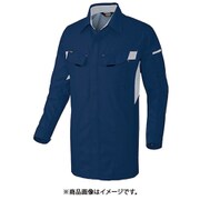 AZ5135-008-L [アイトス 綿100％ムービンカット長袖シャツ ネイビー L]