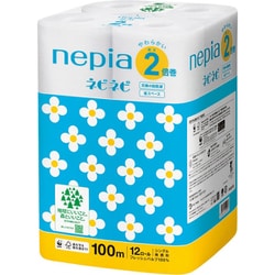 ネピア ネピネピ トイレットロール 2倍巻 12ロール シングル