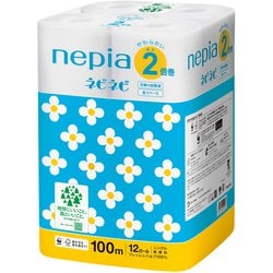 ネピア ネピネピ トイレットロール 2倍巻 12ロール 100m シングル [トイレットペーパー]