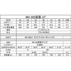 ヨドバシ.com - ムツミホンマ MUTSUMI HONMA MH282鳳凰 UT #5 ...