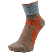 ハイカーズアーチソックスクォーターラウンド 20026 314 ライトグリーン×イエローブラウン 27-29cm [アウトドア ソックス]