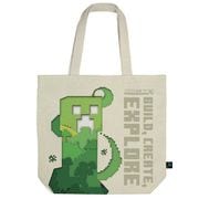 MCT-POT-CM Minecraft（マインクラフト） お出かけトート ペーパークラフトアートシリーズ クリーム [キャラクターグッズ]