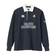 ジャパンロングスリーブラグビージャージ JAPAN L/S RUGBY JERSEY RA43773 ネイビー(29) Lサイズ [ラグビー カットソー 長袖 ユニセックス]
