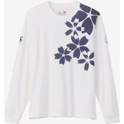 ジャパンロングスリーブスペクテーターティー JAPAN L/S SPECTATOR TEE RA43780 ホワイト(10) Lサイズ [ラグビー カットソー 長袖 メンズ]