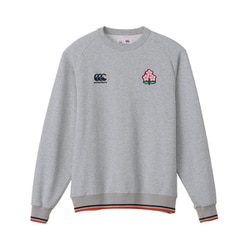 ジャパンスウェットクルー JAPAN SWEAT CREW RA43776 ミディアムグレー(15) XLサイズ [ラグビー シャツ メンズ]