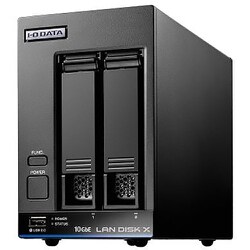 ネットワークハードディスク（NAS） LAN DISK（ランディスク） HDL2-XAB/TM5シリーズ 4TB 10GbE対応 Trend Micro NAS Securityインストール済み LinuxベースOS搭載 法人向け 2ドライブ 5年保証 データ復旧サービス付き HDL2-XA4B/TM5