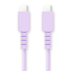 PD60W対応 USB Type-Cケーブル 0.2m パープル FS-PPDCC60-020PU