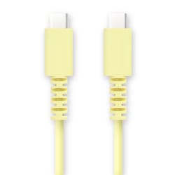 PD60W対応 USB Type-Cケーブル 0.2m イエロー FS-PPDCC60-020YG