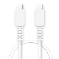 PD60W対応 USB Type-Cケーブル 0.5m ホワイト FS-PPDCC60-050WH