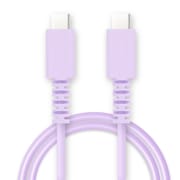 PD60W対応 USB Type-Cケーブル 1.0m パープル FS-PPDCC60-100PU