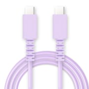 PD60W対応 USB Type-Cケーブル 2.0m パープル FS-PPDCC60-200PU