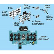 MHZK72914 1/72 零戦21型 計器盤エッチングパーツ （エアフィックス用） [プラモデル用パーツ]