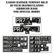 MHZX48089 1/48 ホーカー テンペス ト Mk.IIマーキング塗装マスクシール （スペシャルホビー用） [プラモデル用品]
