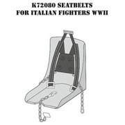 MHZK72080 1/72 WW.II イタリア戦闘機 シートベルト [プラモデル用パーツ]