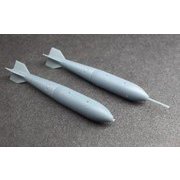 RMA144046 1/144 Mk.118 3000ポンド爆弾 通常信管付・延長型信管付 x 各2 [プラモデル用パーツ]