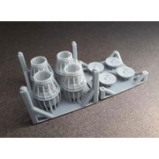 RMA144056 1/144 B-1B アフターバーナー（閉状態） （アカデミー用） [プラモデル用パーツ]
