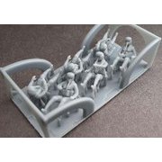 RMA144059 1/144 米軍パイロット w/JHMSCヘルメット 2種 酸素マスク x 各3体入 [プラモデル用パーツ]