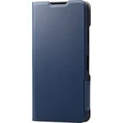 PM-S233PLFUNV [AQUOS wish3 （SH-53D） ケース ソフトレザー カバー 手帳型 マグネット フラップ 衝撃吸収 超軽量 薄型 スリム スタンド機能付 UltraSlim ネイビー]
