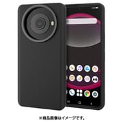PM-S231CAMBK [AQUOS R8 pro （SH-51D） ケース ハイブリッド カバー 衝撃吸収 ワイヤレス充電可 ストラップホール付 マット 一眼レフカメラ用 カメラレンズフィルター対応 SHARP評価検証済 ブラック]