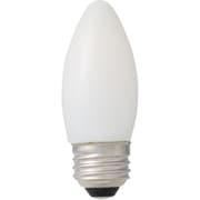 シャンデリア型LED電球 40W相当 E26口金 電球色 ホワイト LDC4LW40WE26T2