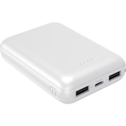ハイディスク モバイルバッテリー 10000mAh コンパクトサイズ ホワイト HD2-MBTC10000WH