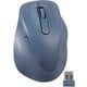 ワイヤレスマウス EX-G 無線（2.4GHz） BlueLED 静音 5ボタン 右手専用 抗菌 Sサイズ 小型 ブルー M-XGS30DBSKBU