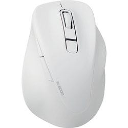 Bluetooth 無線 マウス 静音 ワイヤレスマウス 5ボタン 右手専用 抗菌 Mサイズ EX-G ホワイト M-XGM30BBSKWH