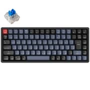 Keychron K2 Pro QMK/VIA ワイヤレス・メカニカルキーボード RGB - JIS配列(テンキーレス)-Gateron ロープロファイル 青軸(ホットスワップ対応) K2P-J2-JIS