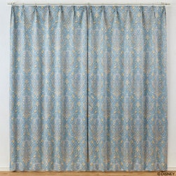既製カーテン ドレープ クラシツクビユーテイー 100cm×178cm ブルー M1217