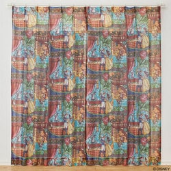 既製カーテン レース テイルオブラブボイル 100cm×133cm ミックス M1219