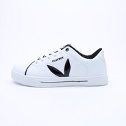 PB-0846WHT/BLACK 24.0cm [PLAYBOY（プレイボーイ）レディース 超軽量コートタイプスニーカー]