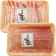 伊達の純粋赤豚 豚しゃぶしゃぶ肉 400g（豚バラ200g、豚モモ肉200g） [産地直送品]