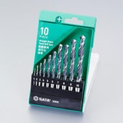 1.0-10.0mm/10本組 ストレートドリル(HSS) SATA EA683TA-10