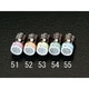 EA940DE-53 [AC/DC 6V/E10（23mm） LEDランプ（アンバー）]