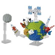 NBM-041 nanoblock（ナノブロック） 地球と月 [ブロック玩具]