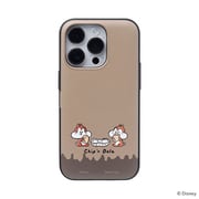 599-950104 [iPhone 14 Pro用 ミラーカードケース ディズニーキャラクター チップ＆デール ナッツ]