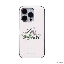 599-950135 [iPhone 14 Pro用 ミラーカードケース ディズニーキャラクター バンビ]