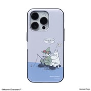 599-950319 [iPhone 14 Pro用 ミラーカードケース ムーミン ムーミン&スナフ]