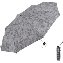 折りたたみ傘 ウインドレジスタンス 63cm 8本骨 耐風/超撥水 ストーム アッシュグレー U363-0802GY1-BA
