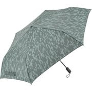 折りたたみ傘 60cm 6本骨 UV加工/超撥水 軽量自動開閉 飛び出し防止機能 バーク ワイルドグリーン U360-0805DG1-BC
