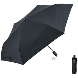 折りたたみ傘 クイックシャット自動開閉 55cm 6本骨 UV加工/超撥水 ブラック U355-0811BK1-B9