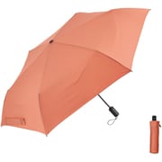 折りたたみ傘 クイックシャット自動開閉 55cm 6本骨 UV加工/超撥水 テラコッタ U355-0811BR1-B2