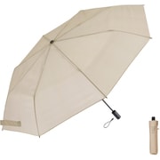 折りたたみ傘 スピンキャノピー 60cm 8本骨 UV加工/超撥水 スピナー構造搭載 サンドベージュ U360-0771BG1-BC