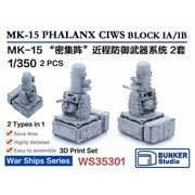 BSTWS35301 1/350 MK15 ファランクス CIWSブロック1A/1B [プラモデル用パーツ]