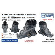 BSTIJN70105 1/700 日本海軍 大和 煙突＆探照灯甲板 [プラモデル用パーツ]