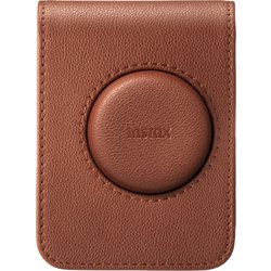 チェキ instax mini Evo専用 ケース ブラウン INS MINI EVO CAMERA CASE BROWN